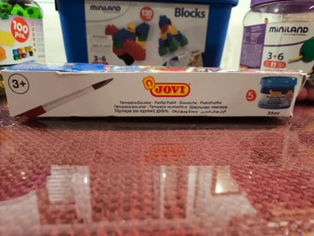 Lote educativo Miniland: Bloques y Pinturas