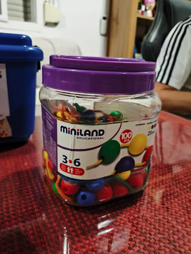 Lote educativo Miniland: Bloques y Pinturas