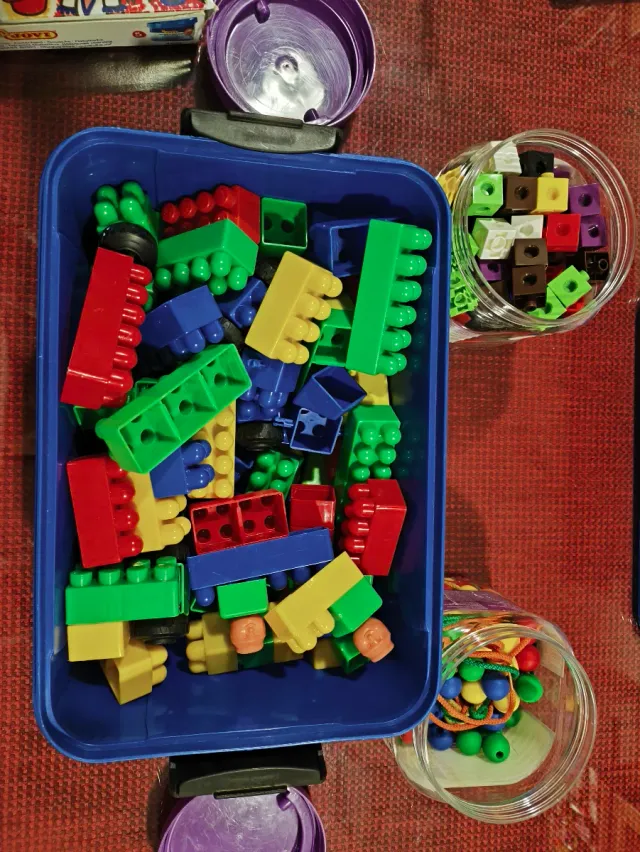 Lote educativo Miniland: Bloques y Pinturas