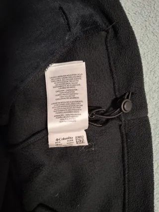 Chaleco Polar Columbia Negro