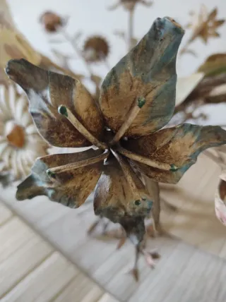 Lampadario  floreale vintage