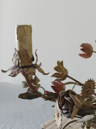 Lampadario  floreale vintage