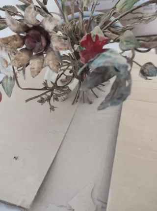 Lampadario  floreale vintage