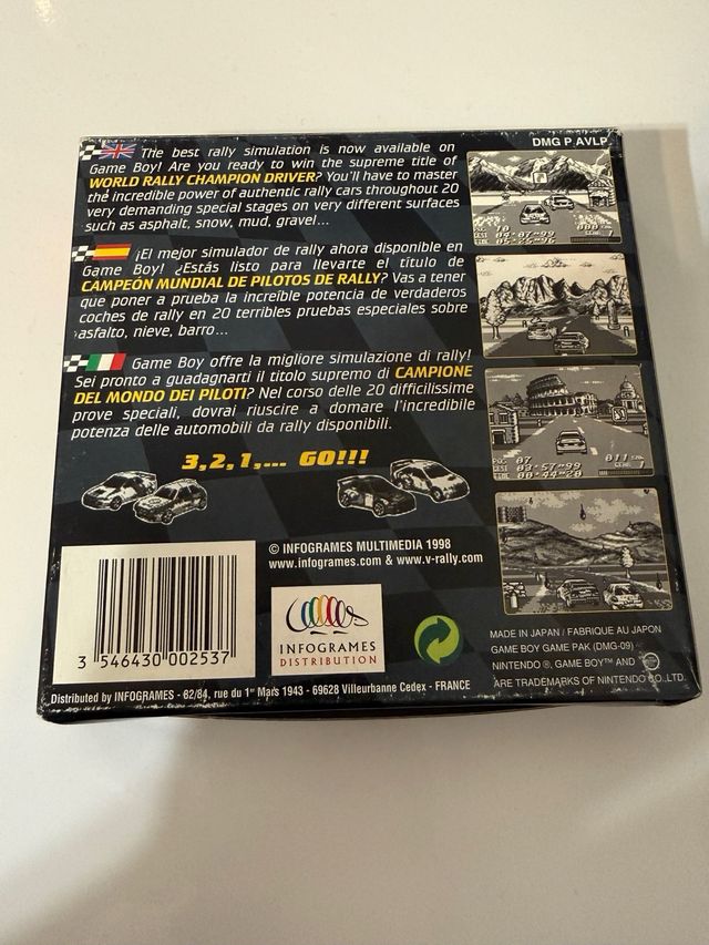 V-Rally Championship Edition Game Boy Completo