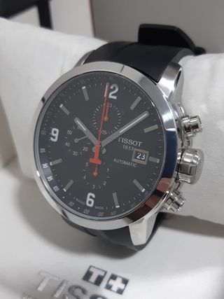 Reloj Tissot Automático Negro/Rojo