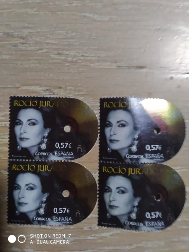 Sellos Rocío Jurado 0,57€ Correos España