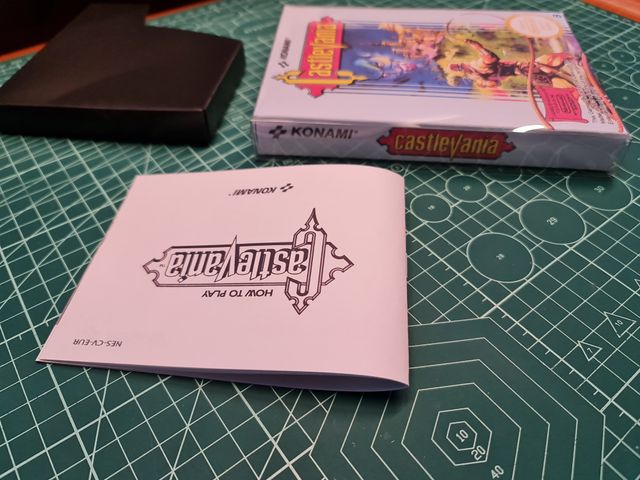 Manuale di sostituzione Castlevania NES