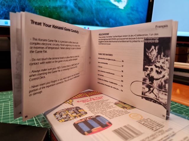 Manuale di sostituzione Castlevania NES