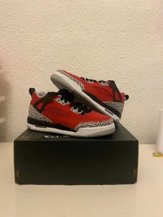 Jordan Spizike Rojo Gris Talla 39