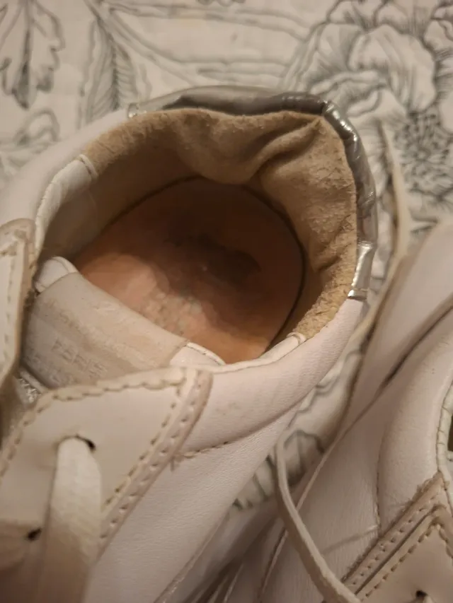 Sneakers Karl Lagerfeld bianche e argentate