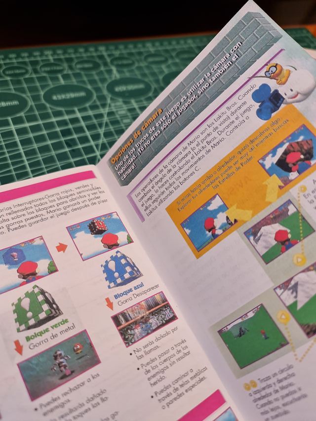 Manual Reemplazo Super Mario 64 Nintendo 64