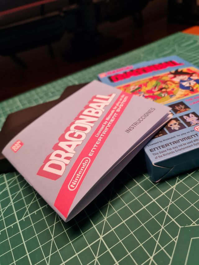 Manual de Substituição Dragon Ball Nintendo NES