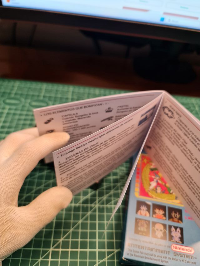 Manual de Substituição Dragon Ball Nintendo NES
