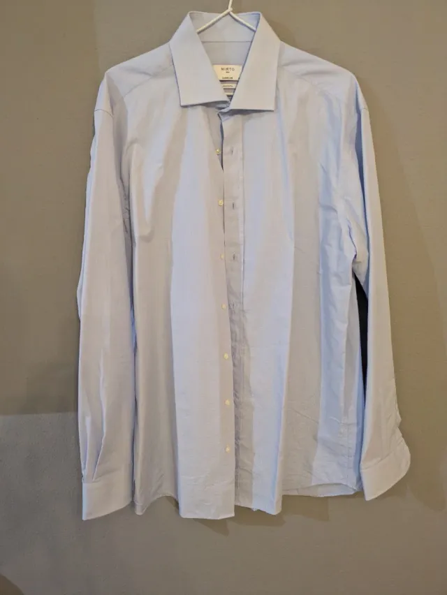 Camisa Mirto Talla 5 Largo Extra Azul nueva