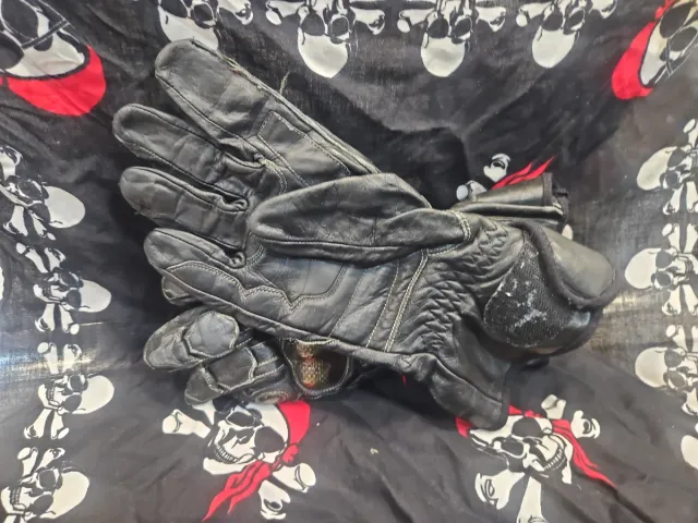 Guantes de Moto Garibaldi Cuero Carbono