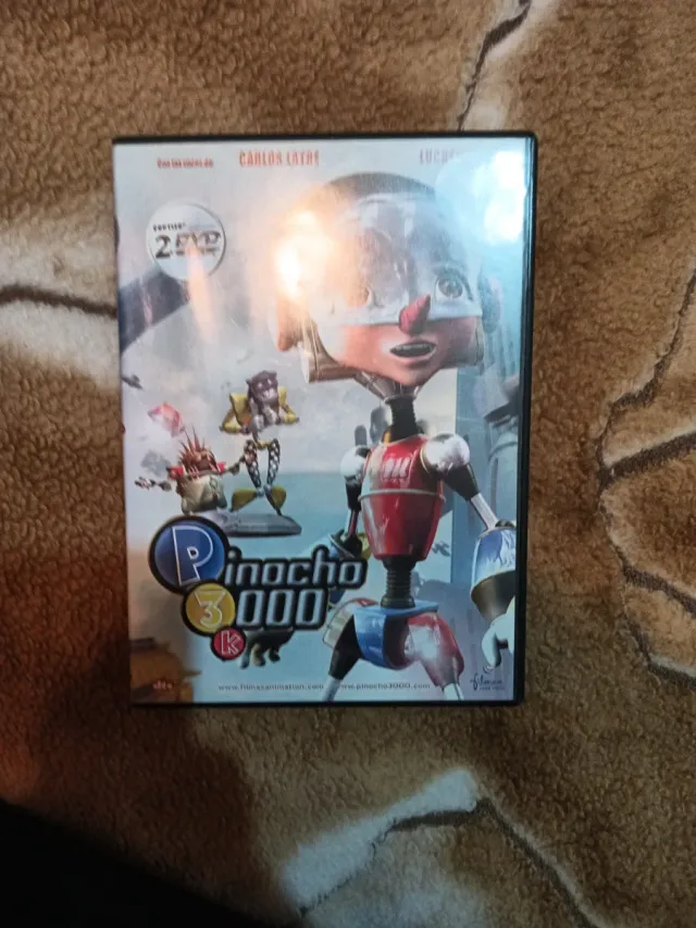 2 DVDS Pinocho 3000 Película precio negociable