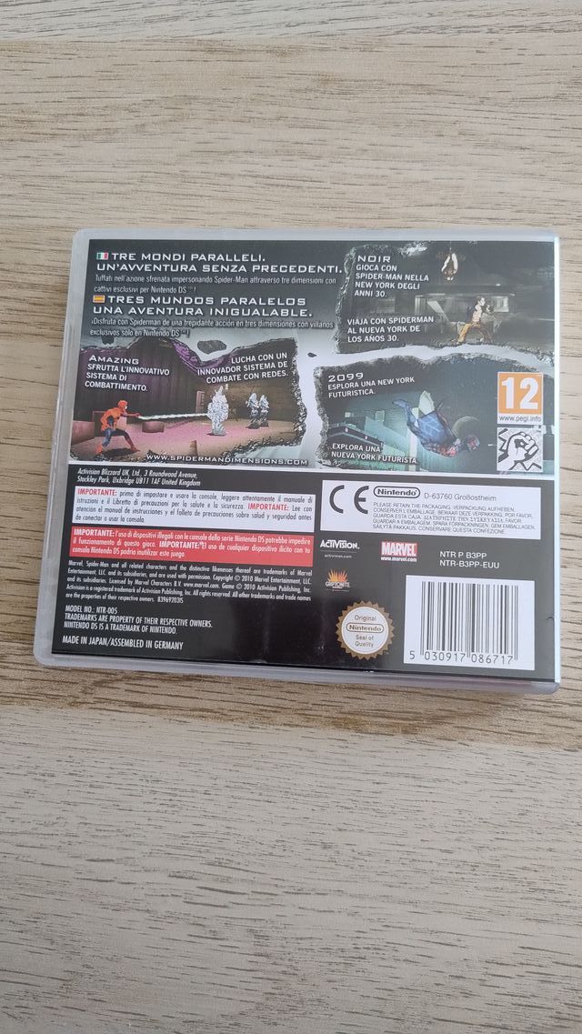 Spider-Man Dimensions per Nintendo DS