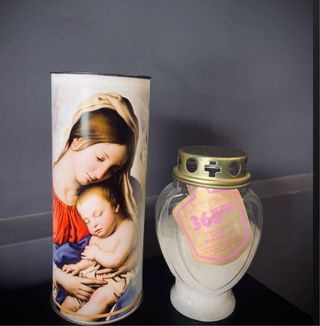 Coppia candele cimitero