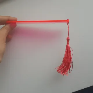 Segnalibro Resina Rosa Shocking con Nappina