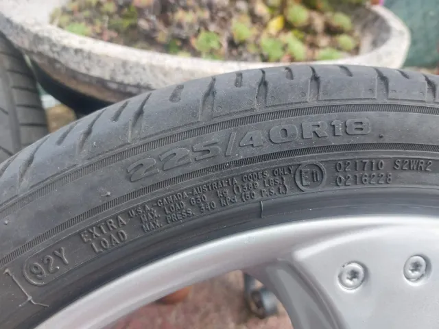 Llantas en 18 con neumáticos