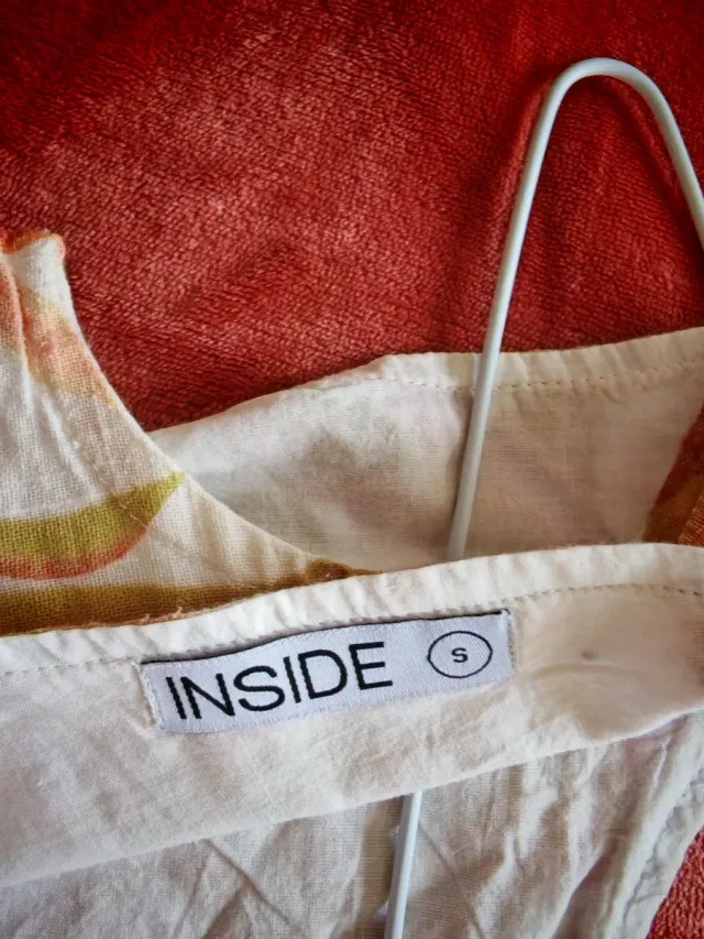 Conjunto pantalones anchos y top lazada a la espal