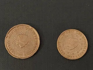 Lote 2 monedas Holanda Beatrix