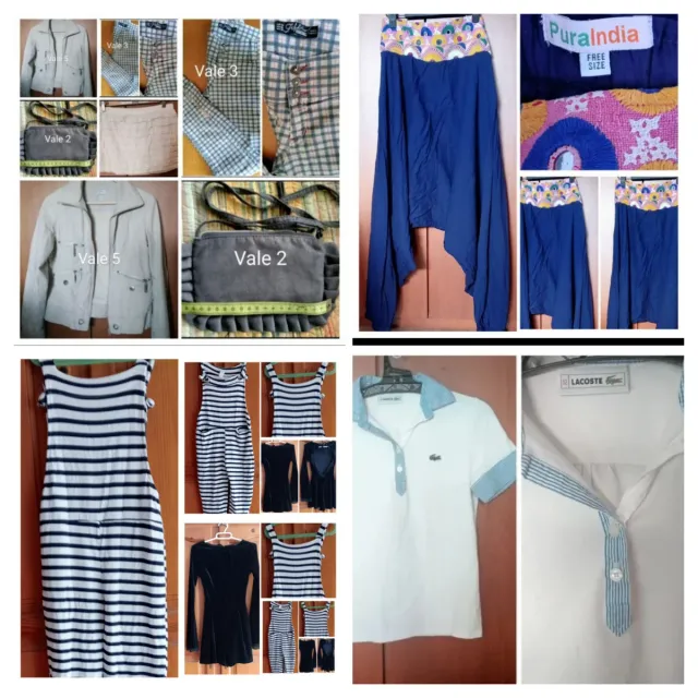 Vestido Pantalón Mono Bolso  polo Lacoste Blanco