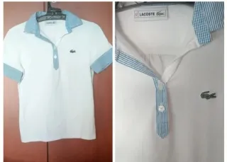 Vestido Pantalón Mono Bolso polo Lacoste Blanco