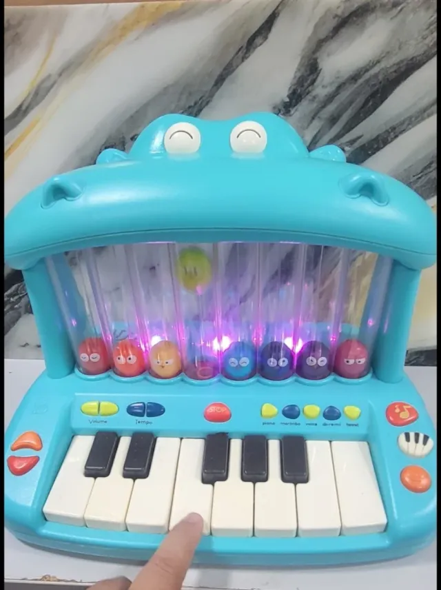 Piano Hipopótamo Juguete Musical Infantil