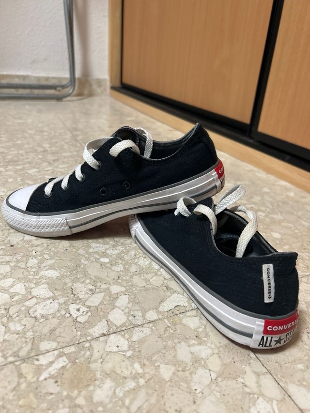 Converse All Star Negras Talla X