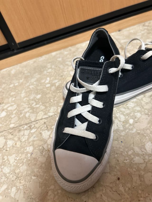 Converse All Star Negras Talla X