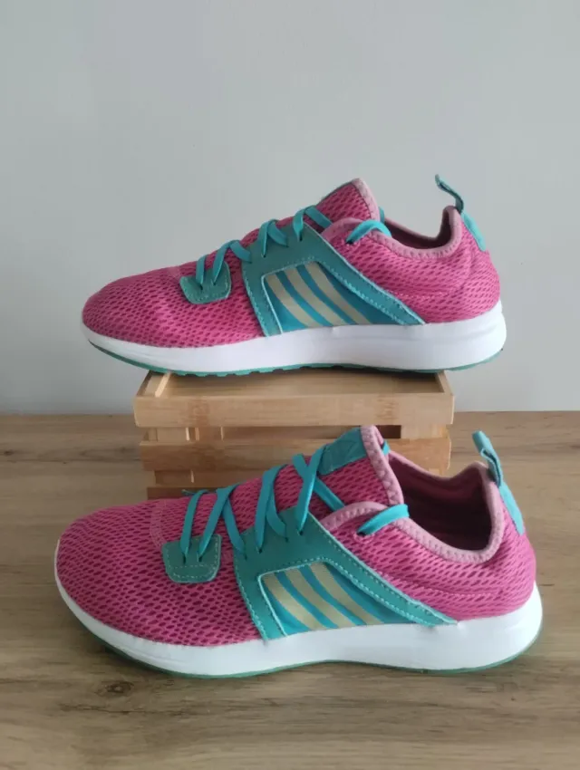 Tênis Adidas Durama K Rosa Turquesa EU 39