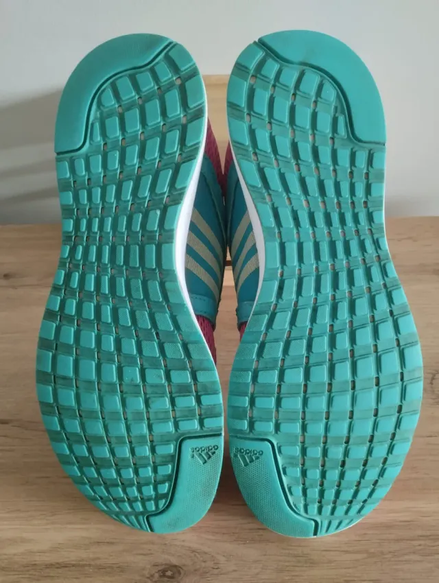 Tênis Adidas Durama K Rosa Turquesa EU 39
