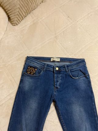 Jeans Louis Vuitton Uomo Blu Elasticizzati
