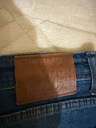 Jeans Louis Vuitton Uomo Blu Elasticizzati