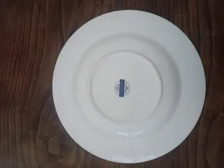 6 Pratos de massa em porcelana branca