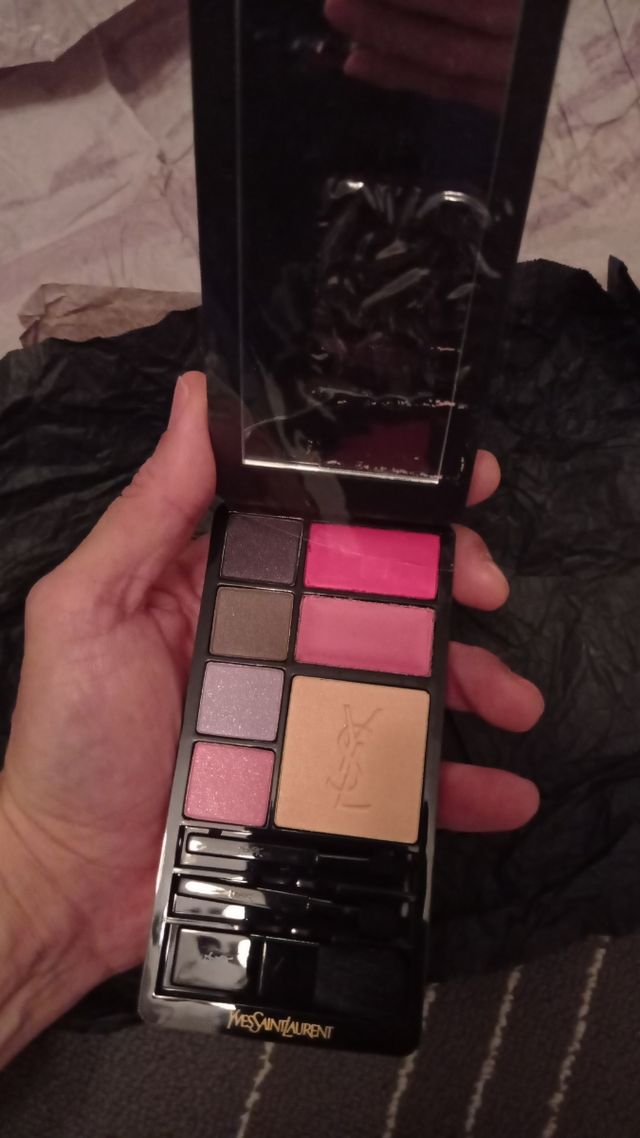 YSL Paleta Morado Dorado