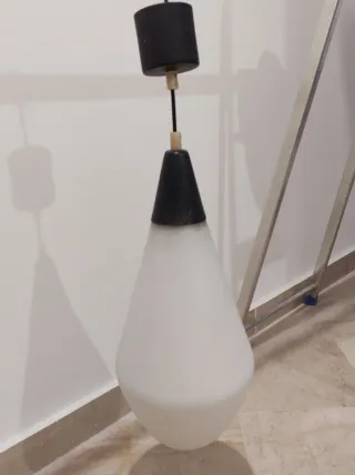 Lampadario moderno metallo e vetro