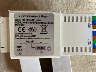Balastro 600W Nuevo, tengo 8. Precio 10€/Unidad