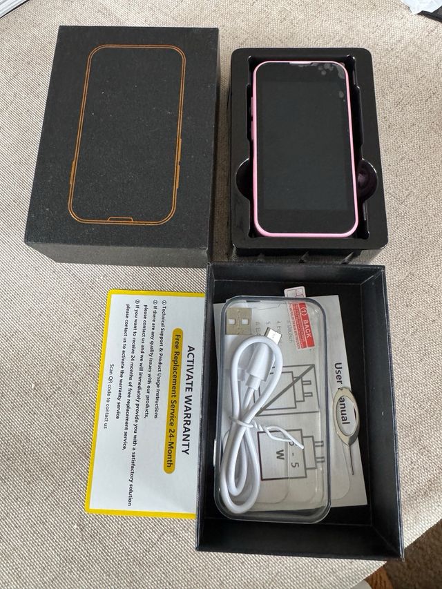 Mini Teléfono Móvil Rosa/Morado