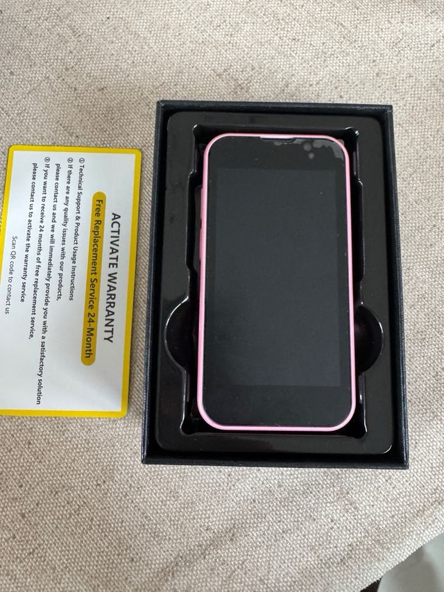 Mini Teléfono Móvil Rosa/Morado