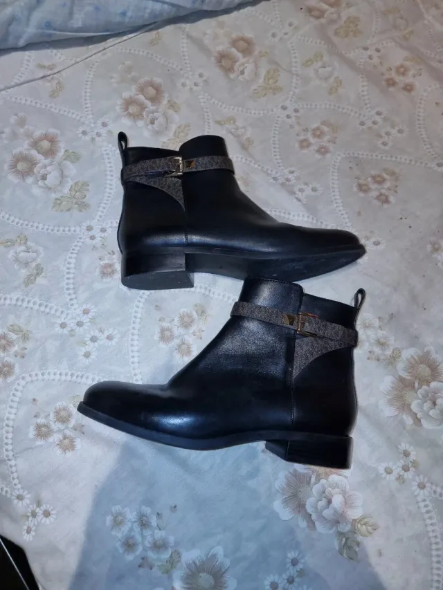 Botas Michael Kors Mujer Negras Doradas