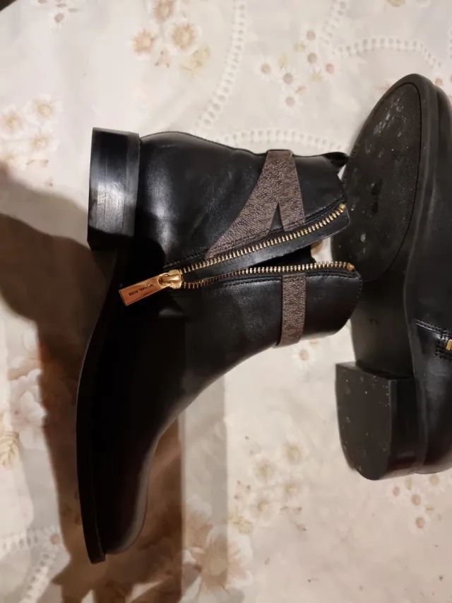 Botas Michael Kors Mujer Negras Doradas