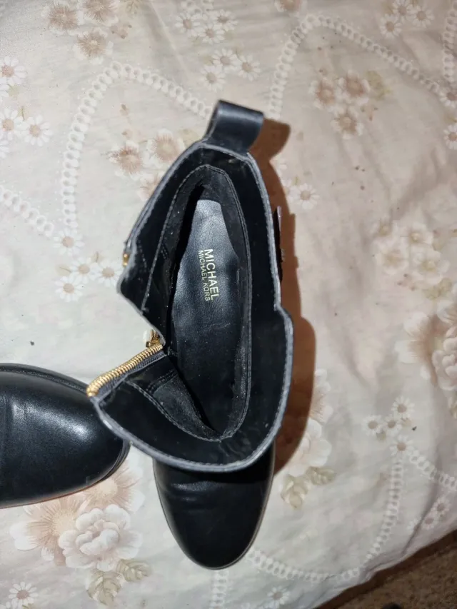 Botas Michael Kors Mujer Negras Doradas