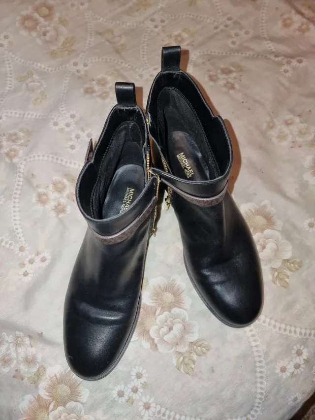 Botas Michael Kors Mujer Negras Doradas