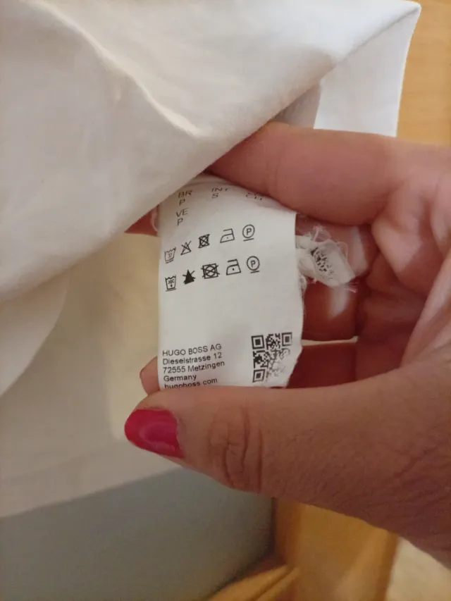 Camiseta Hugo Boss Beige Manga 3/4