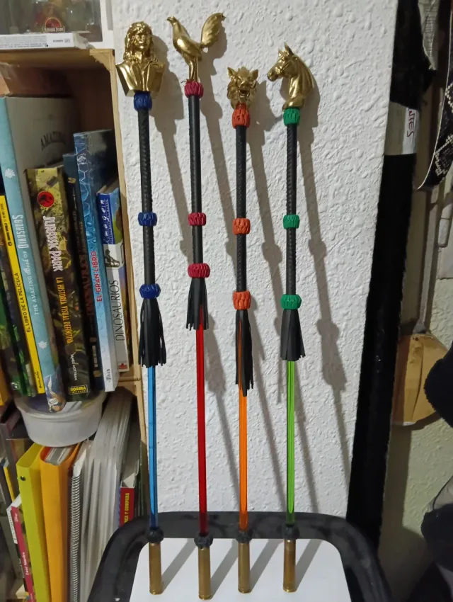 Bastones decorativos dorados