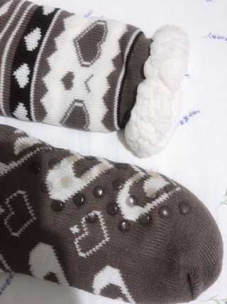 Calcetines Zapatilla Ale-Hop con forro cálido