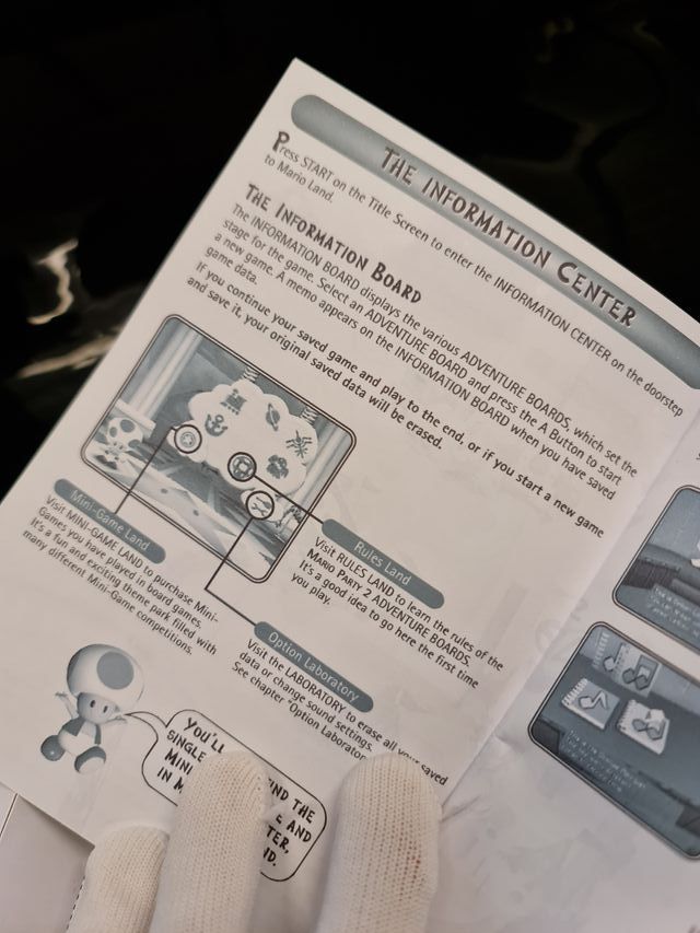 Manual Reemplazo Mario Party 2 N64