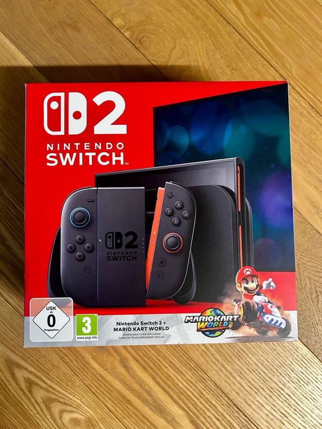 Scatola promozionale Nintendo Switch 2